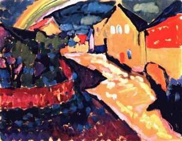 40-Peinture-Kandinsky-Murnau-With-Rainbow-1909